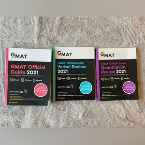 Set of Official Wiley GMAT 2021 Guides: Quant, Verbal, complete guide included